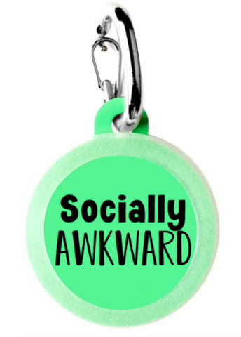 Socially Awkward Pet Tag